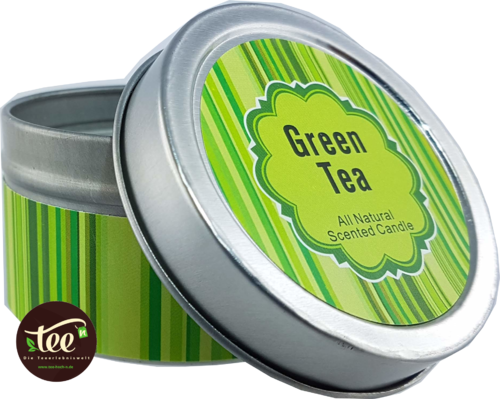 Duftkerze 4 cm Dose Green Tea