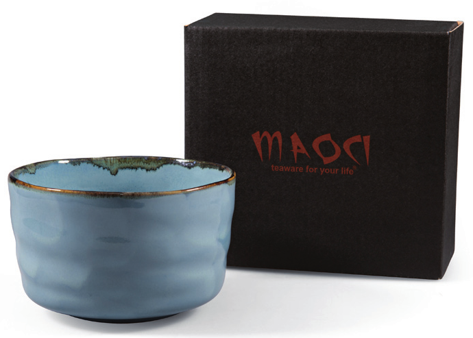 Maoci Matcha-Schale Blau-Grau