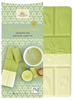 Teeschokolade Matcha Limette