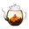 Creano Glas-Teekanne 1,0l mit Edelstahlfilter